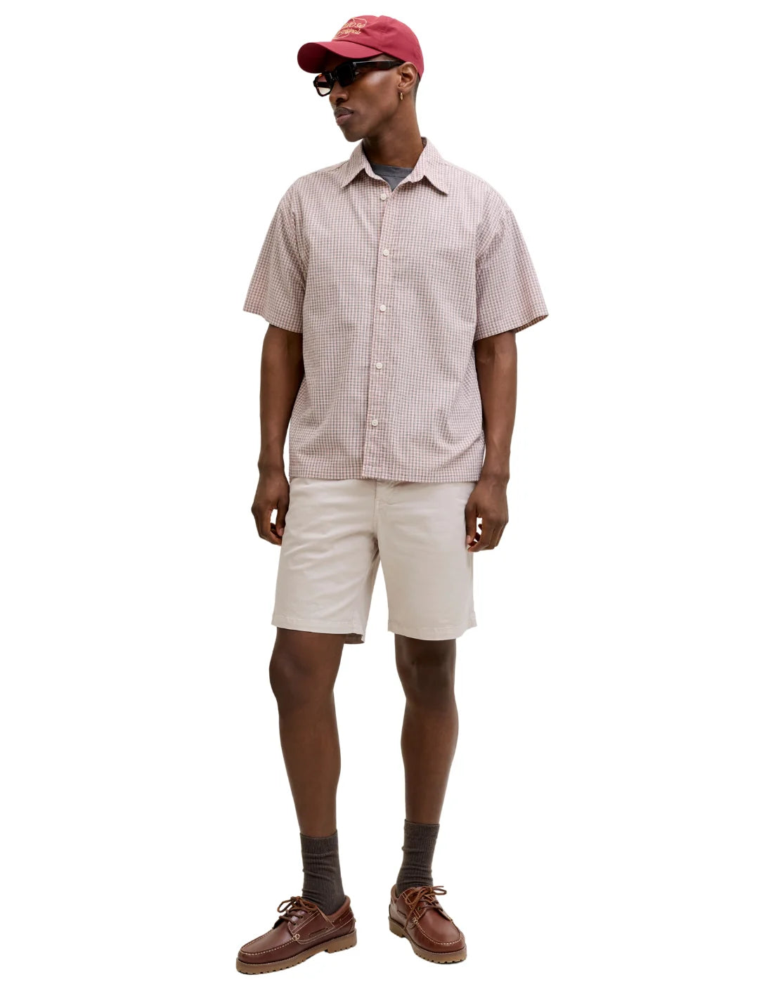 Pantalón Corto Chino Jack&Jones Vance Beige | Bicos de Fío