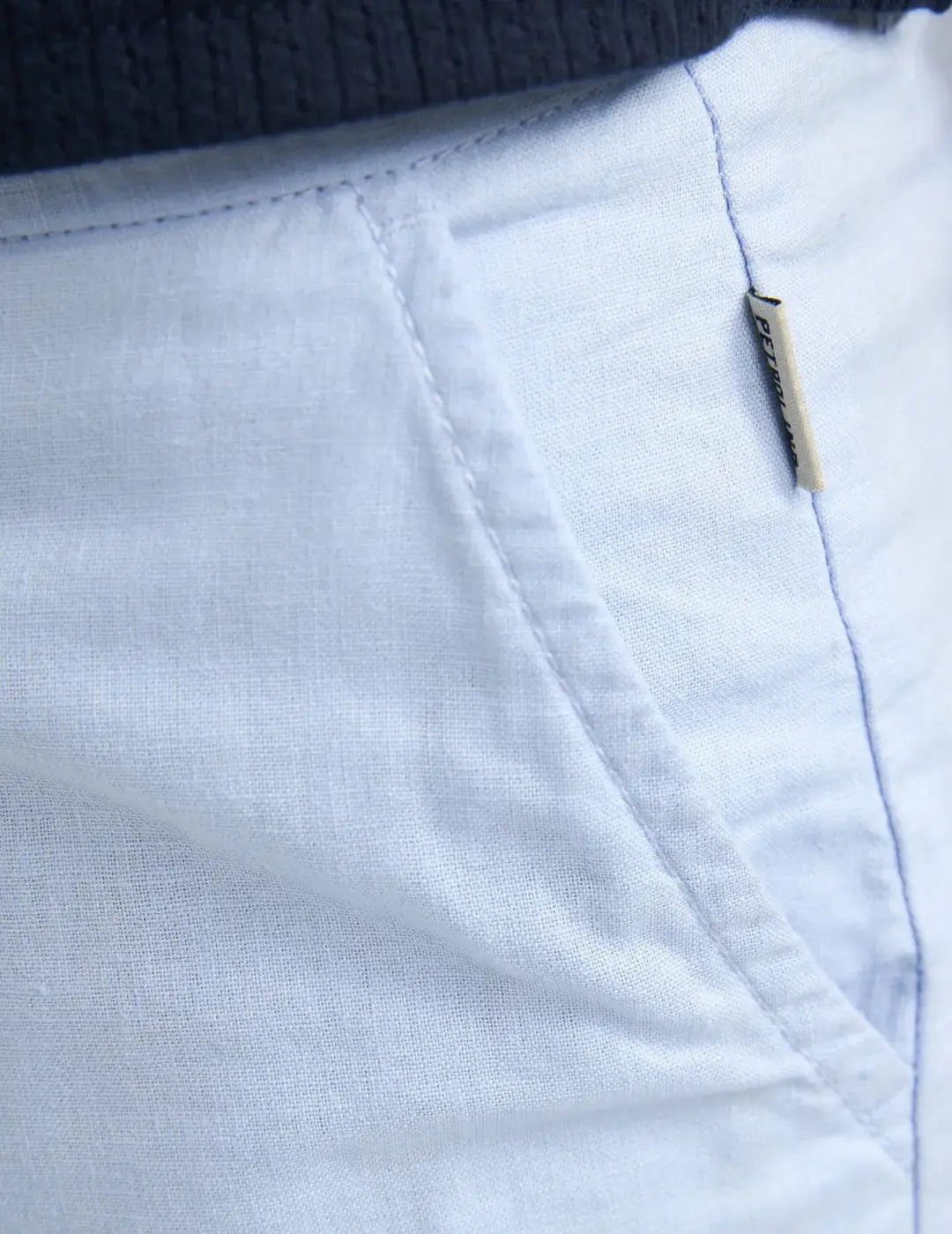 Short Chino Lino Petrol Industries Dune Azul Sky | Bicos de Fío