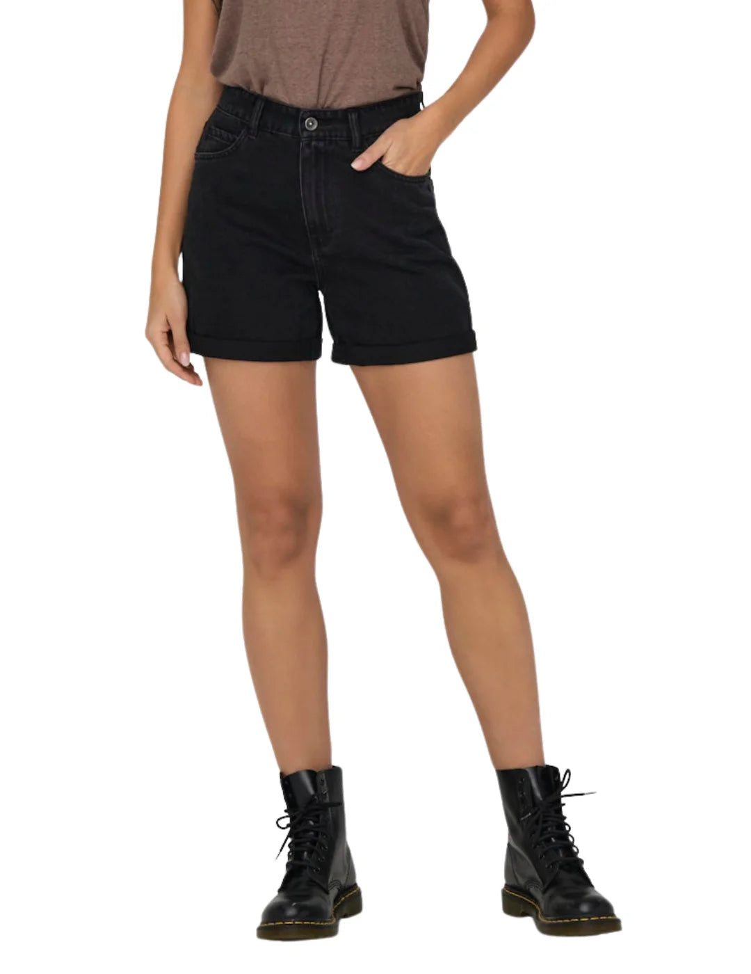 Shorts Vaqueros ONLY Vega Negro | Bicos de Fío