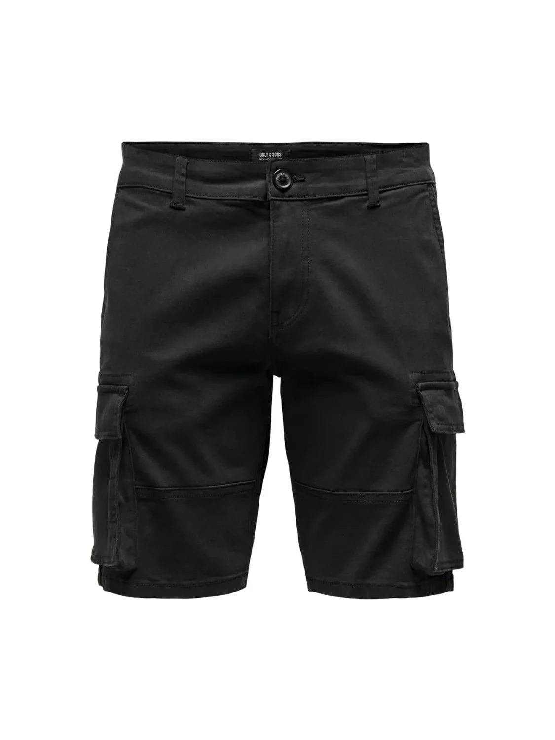 Short Cargo ONLY&SONS Cam Stage 6689 Negro | Bicos de Fío