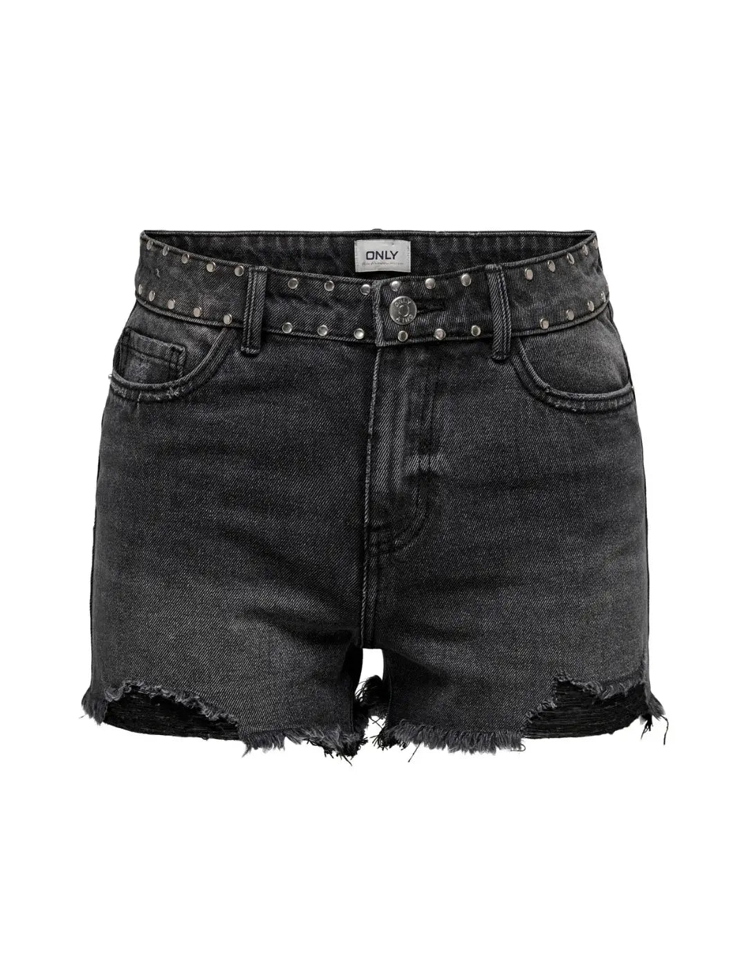 Shorts Tachuelas Only Onlpacy Negro | Bicos de Fío