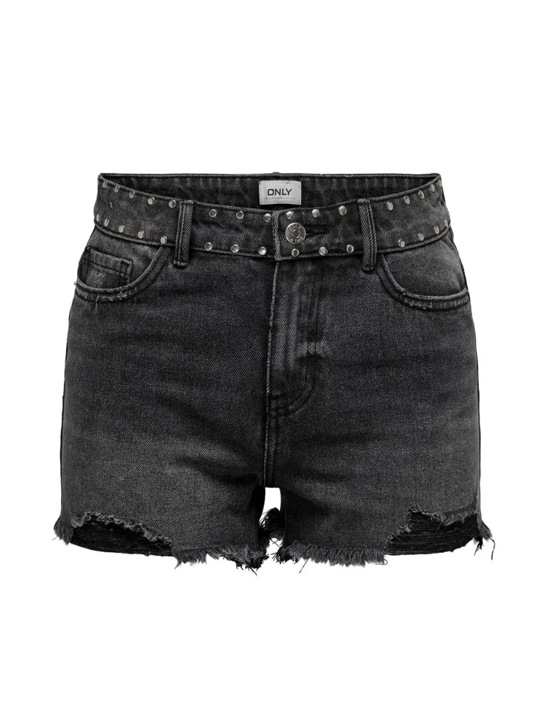 Shorts Tachuelas Only Onlpacy Negro | Bicos de Fío