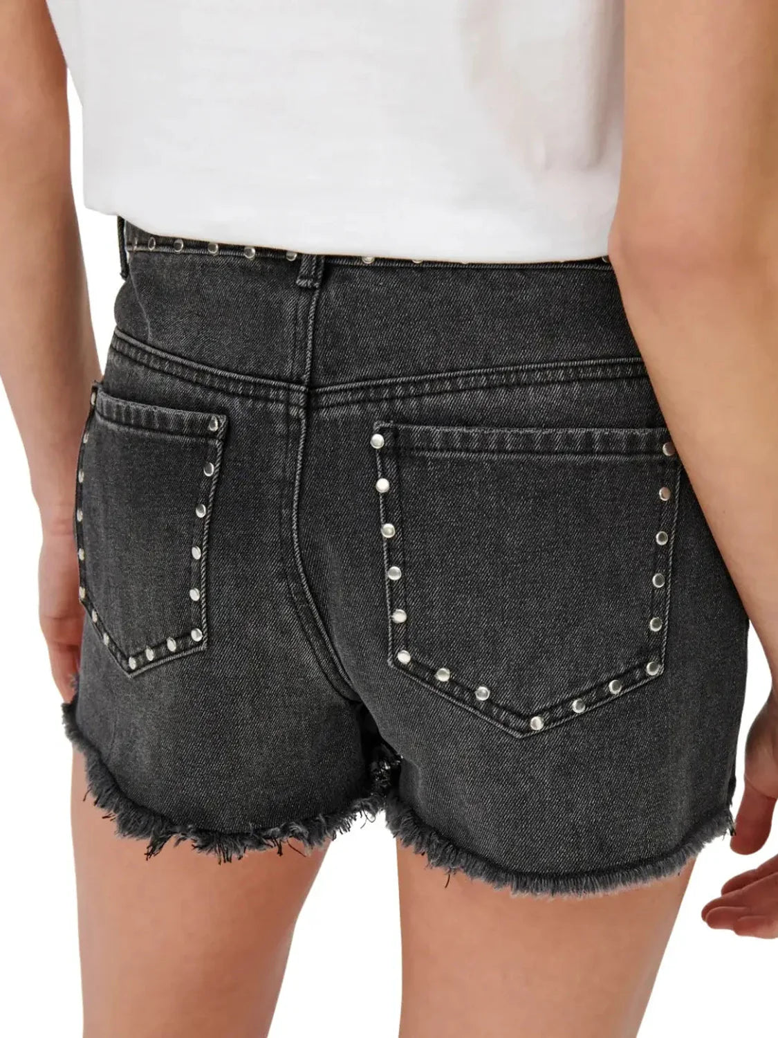 Shorts Tachuelas Only Onlpacy Negro | Bicos de Fío