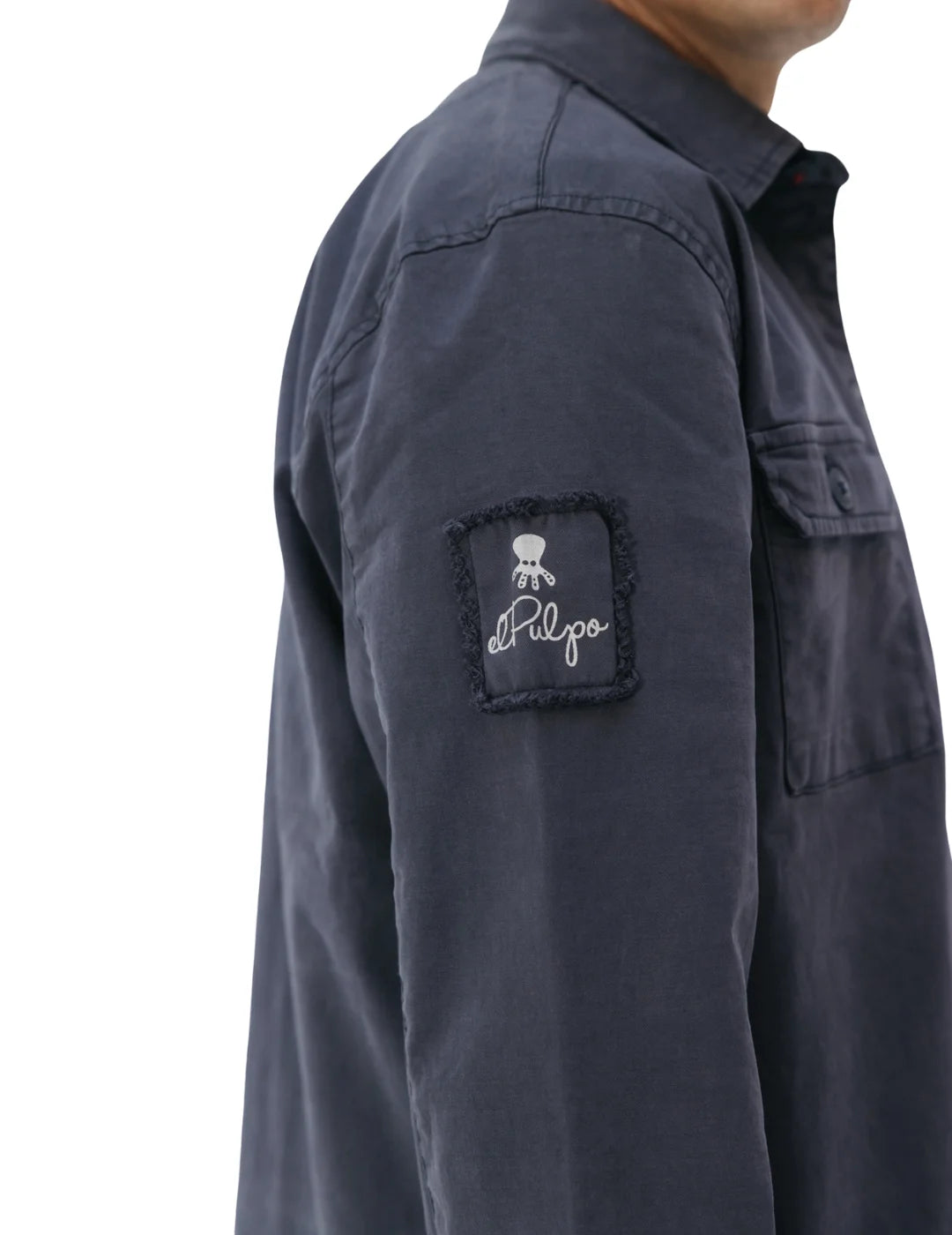 Sobrecamisa Heritage El Pulpo Azul Marino | Bicos de Fío