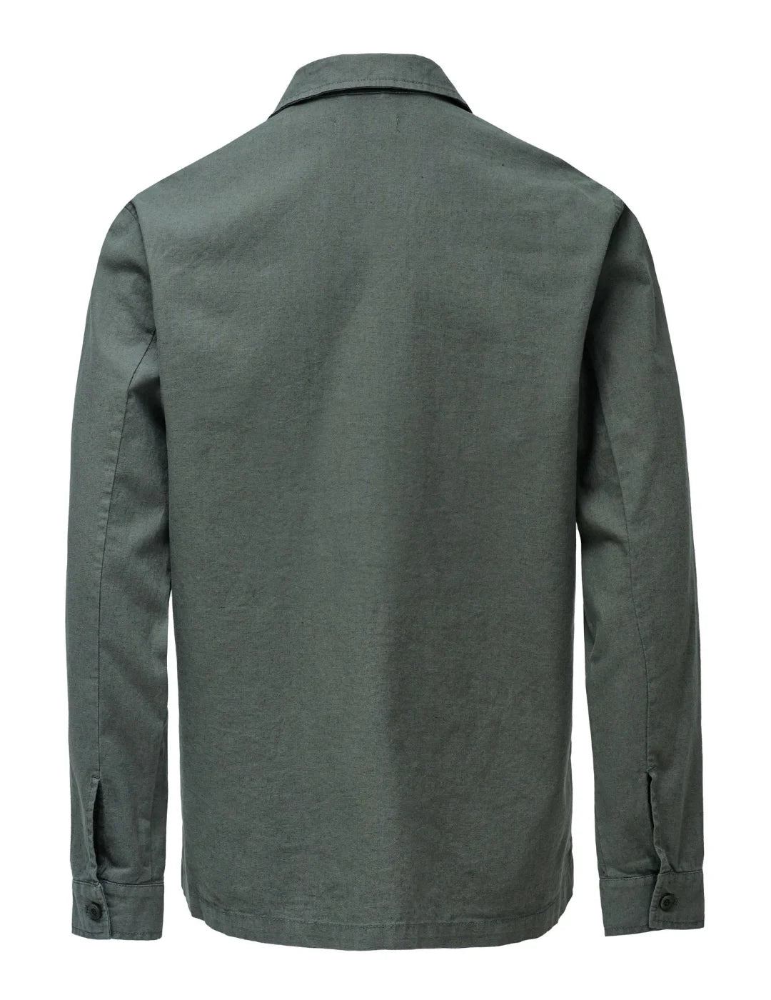 Sobrecamisa Lino Salsa Jeans Verde Khaki | Bicos de Fío