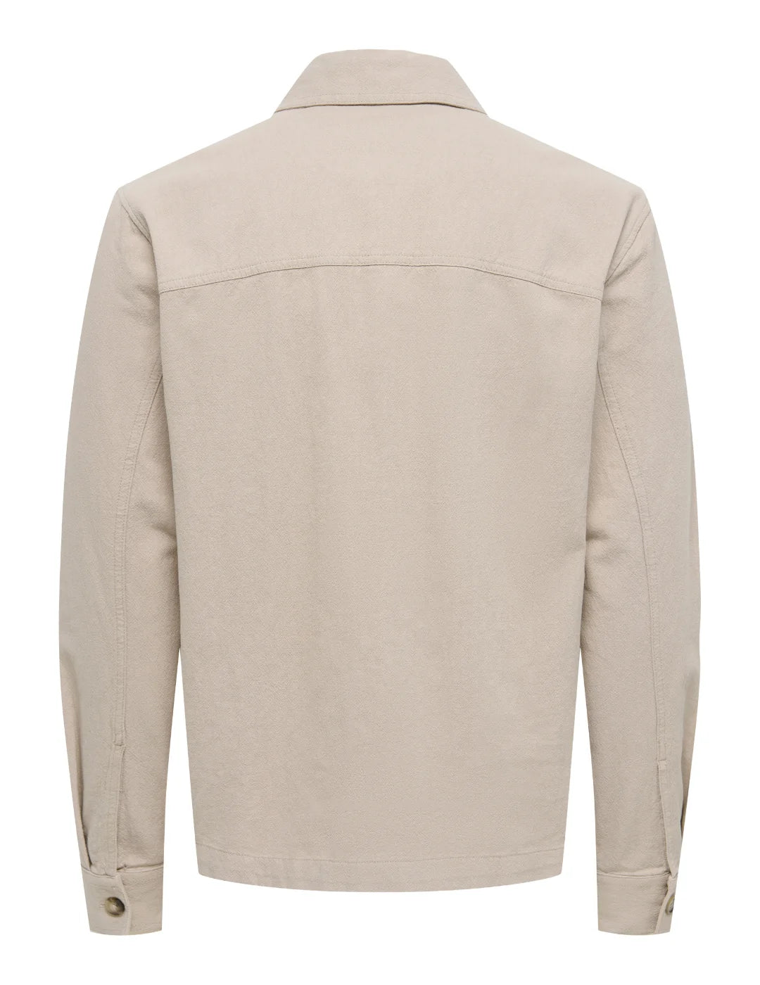 Sobrecamisa ONLY&SONS Colt Beige | Bicos de Fío
