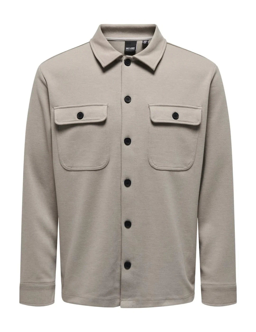 Sobrecamisa ONLY&SONS Newkodyl Beige | Bicos de Fío