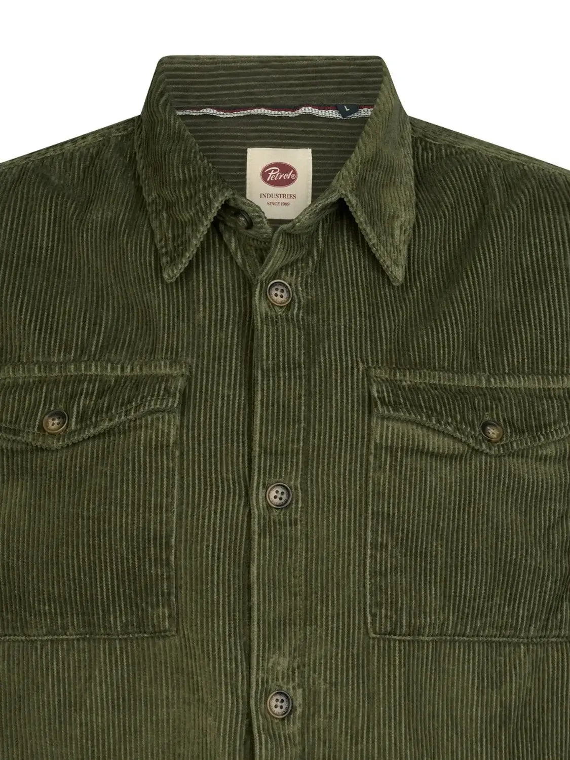 Sobrecamisa Pana Petrol Industries Verde Khaki | Bicos de Fío