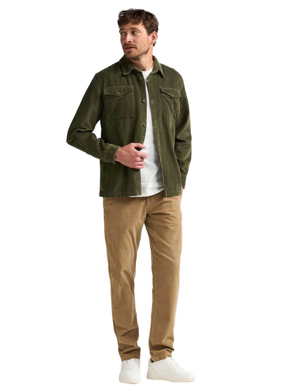 Sobrecamisa Pana Petrol Industries Verde Khaki | Bicos de Fío
