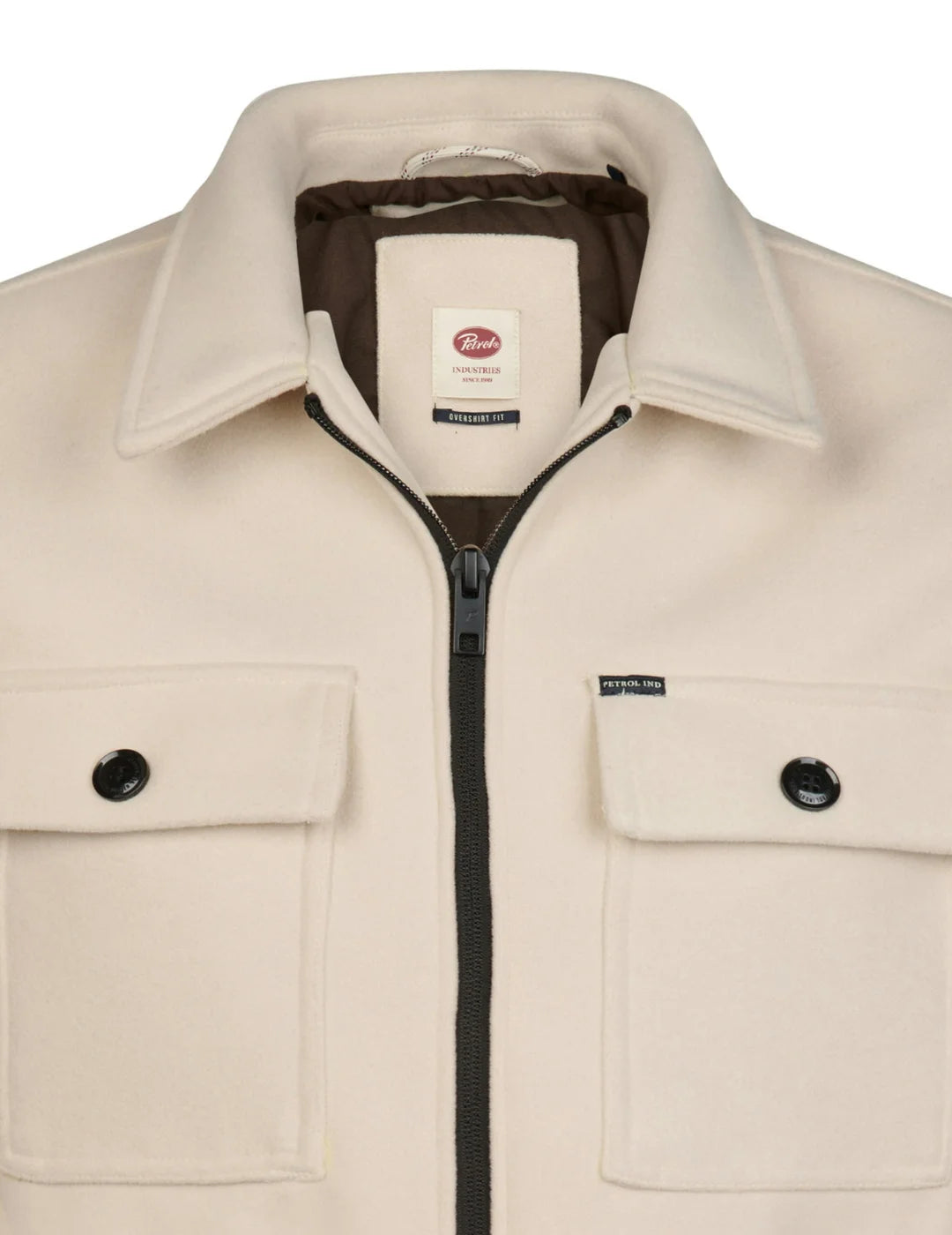 Sobrecamisa Cremallera Petrol Industries Crudo | Bicos de Fío