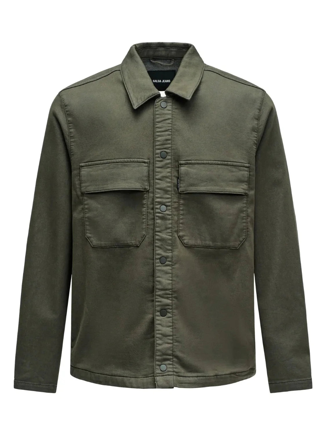 Sobrecamisa Salsa Jeans S-Activ Verde Khaki | Bicos de Fío