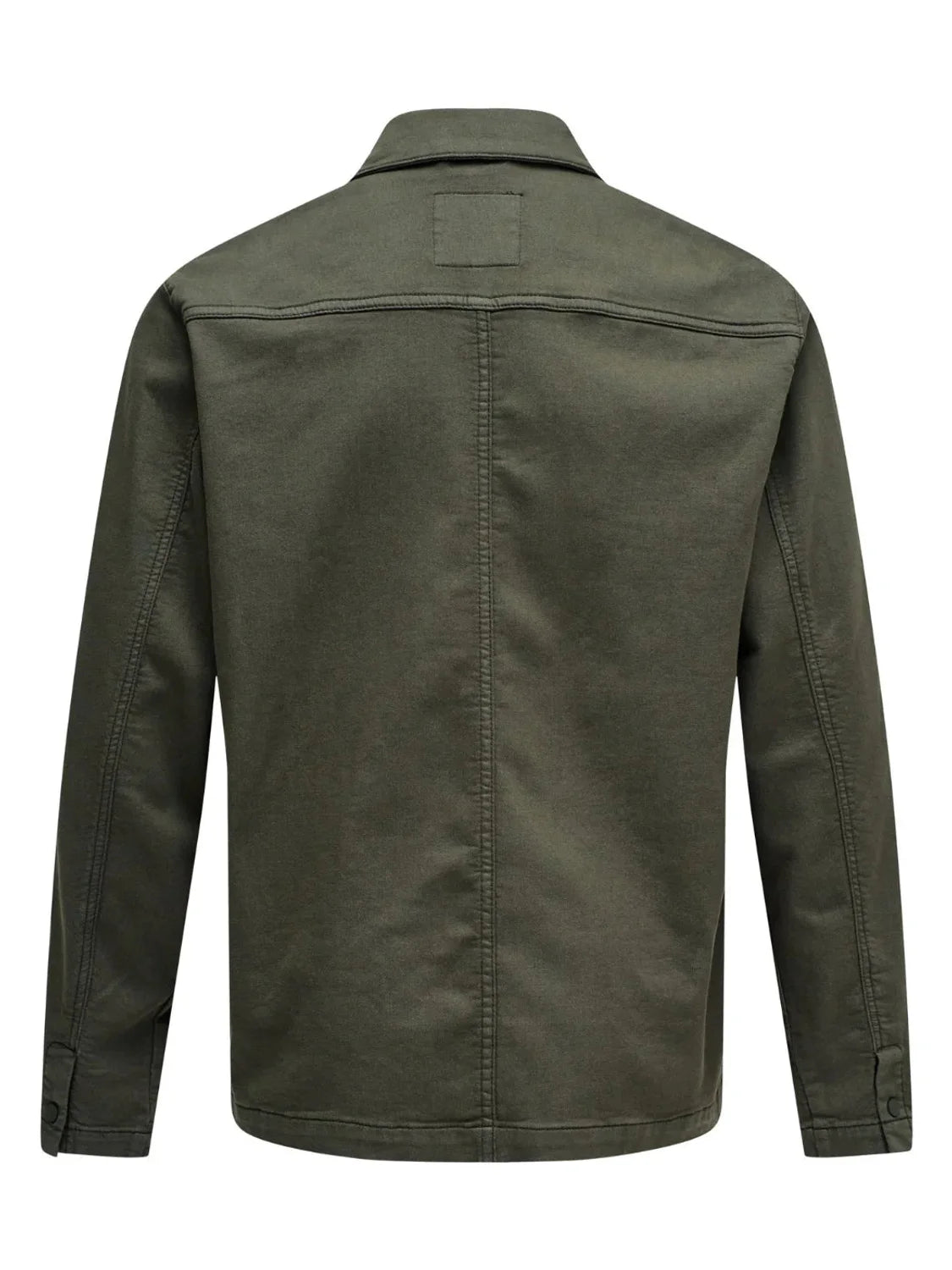 Sobrecamisa Salsa Jeans S-Activ Verde Khaki | Bicos de Fío