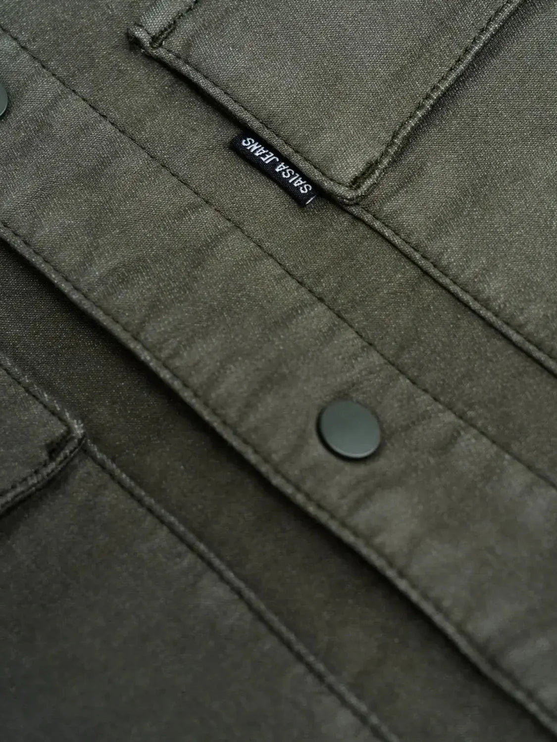Sobrecamisa Salsa Jeans S-Activ Verde Khaki | Bicos de Fío