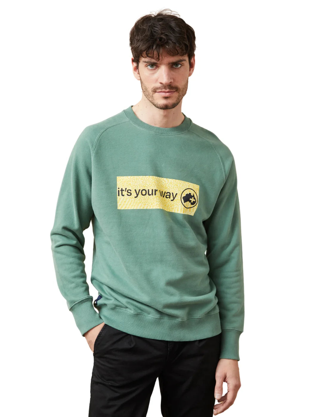 Sudadera Altonadock It´s Your Way Franja Verde | Bicos de Fío