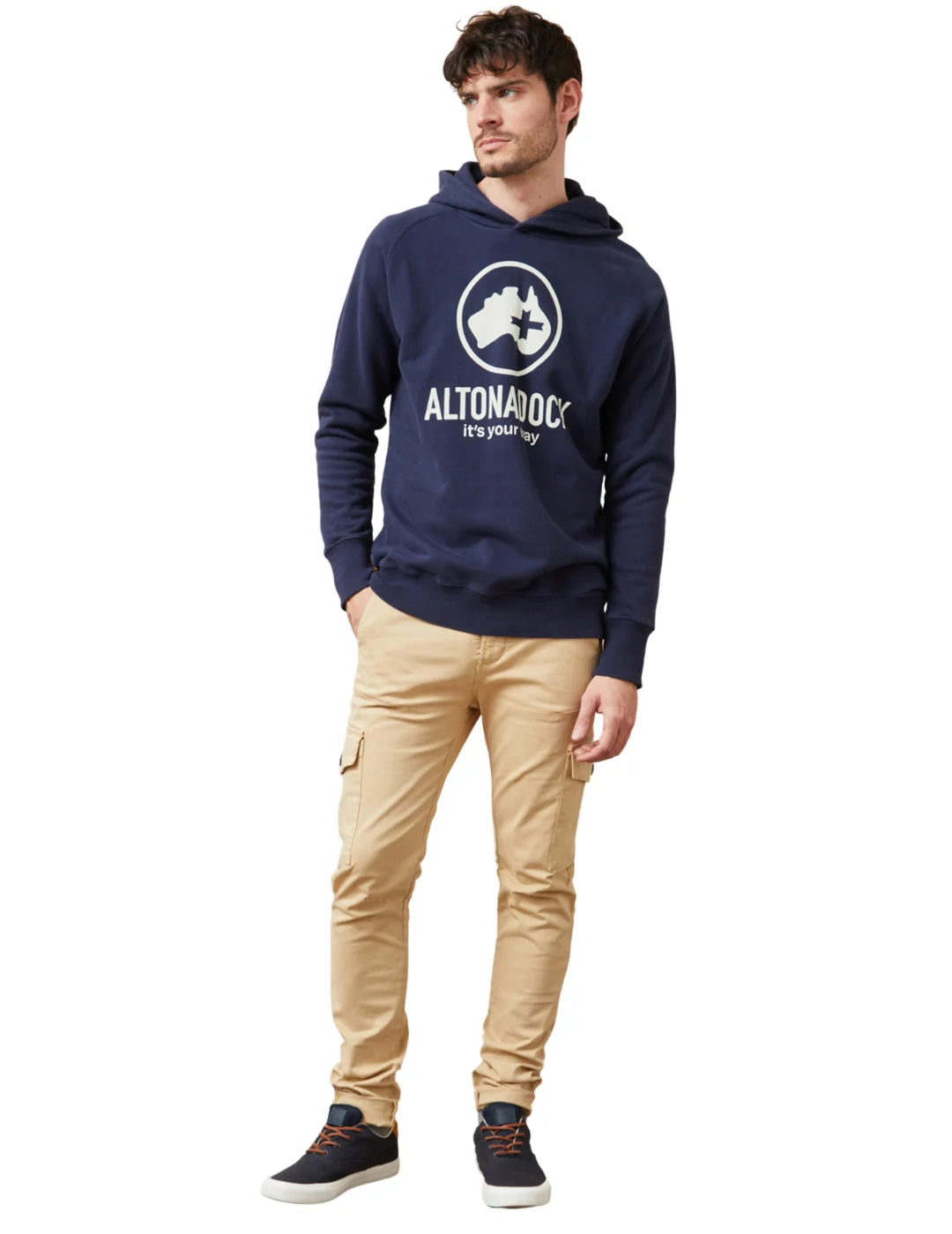 Sudadera Capucha Altonadock It´s Your Way Marino | Bicos de Fío