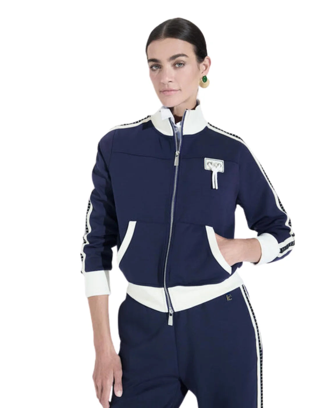 Sudadera Banda Strass Lola Casademunt Azul | Bicos de Fío