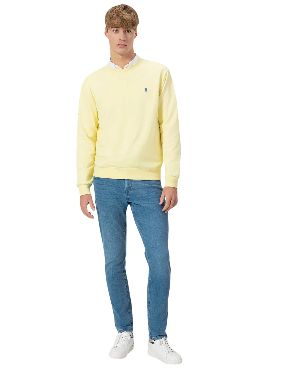 Sudadera El Pulpo Logo Bordado Amarillo | Bicos de Fío