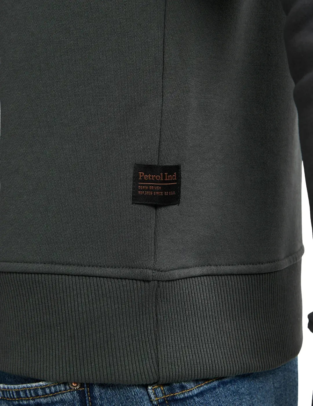 Sudadera Petrol Industries Gunmetal Gris | Bicos de Fío