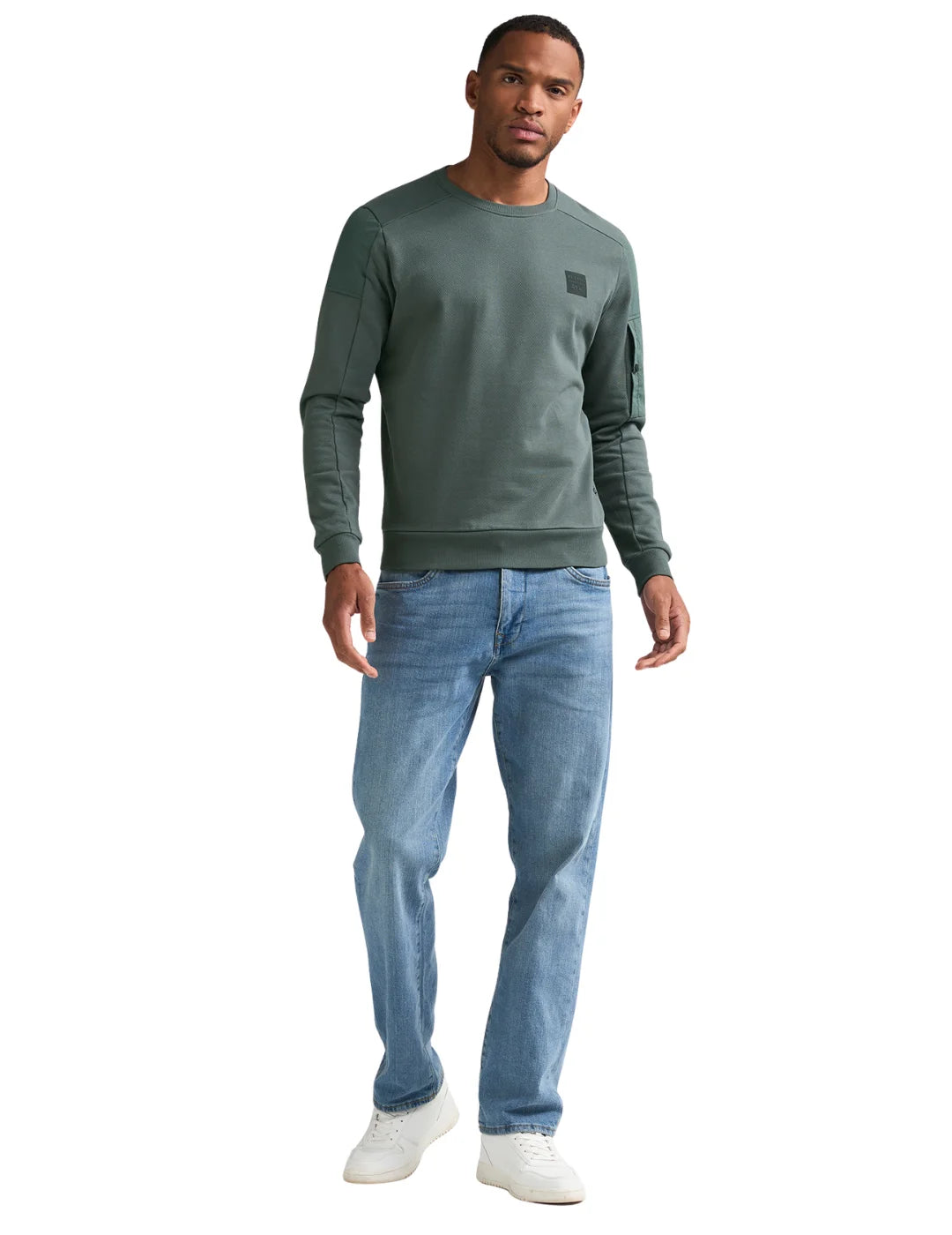 Sudadera Petrol Industries Pueblo Steel Green | Bicos de Fío