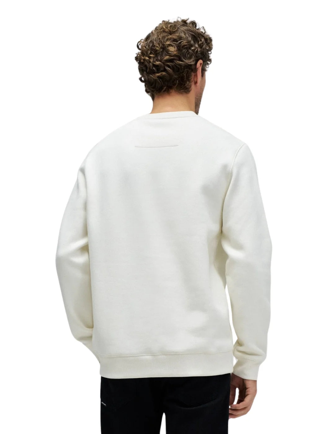 Sudadera Branding Salsa Jeans Blanco Perla | Bicos de Fío