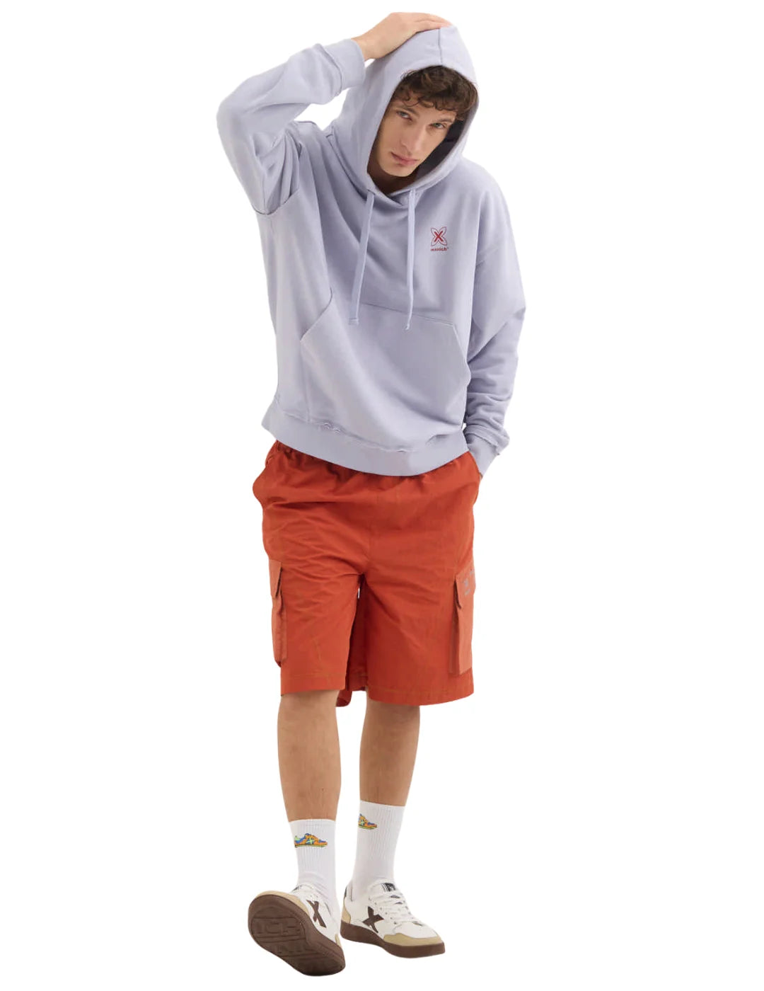 Sudadera Capucha Munich Aloha Lila | Bicos de Fío