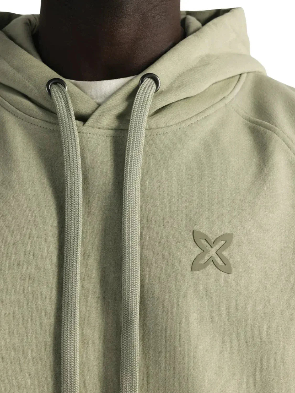 Sudadera Capucha Munich Essentials Verde Caqui | Bicos de Fío