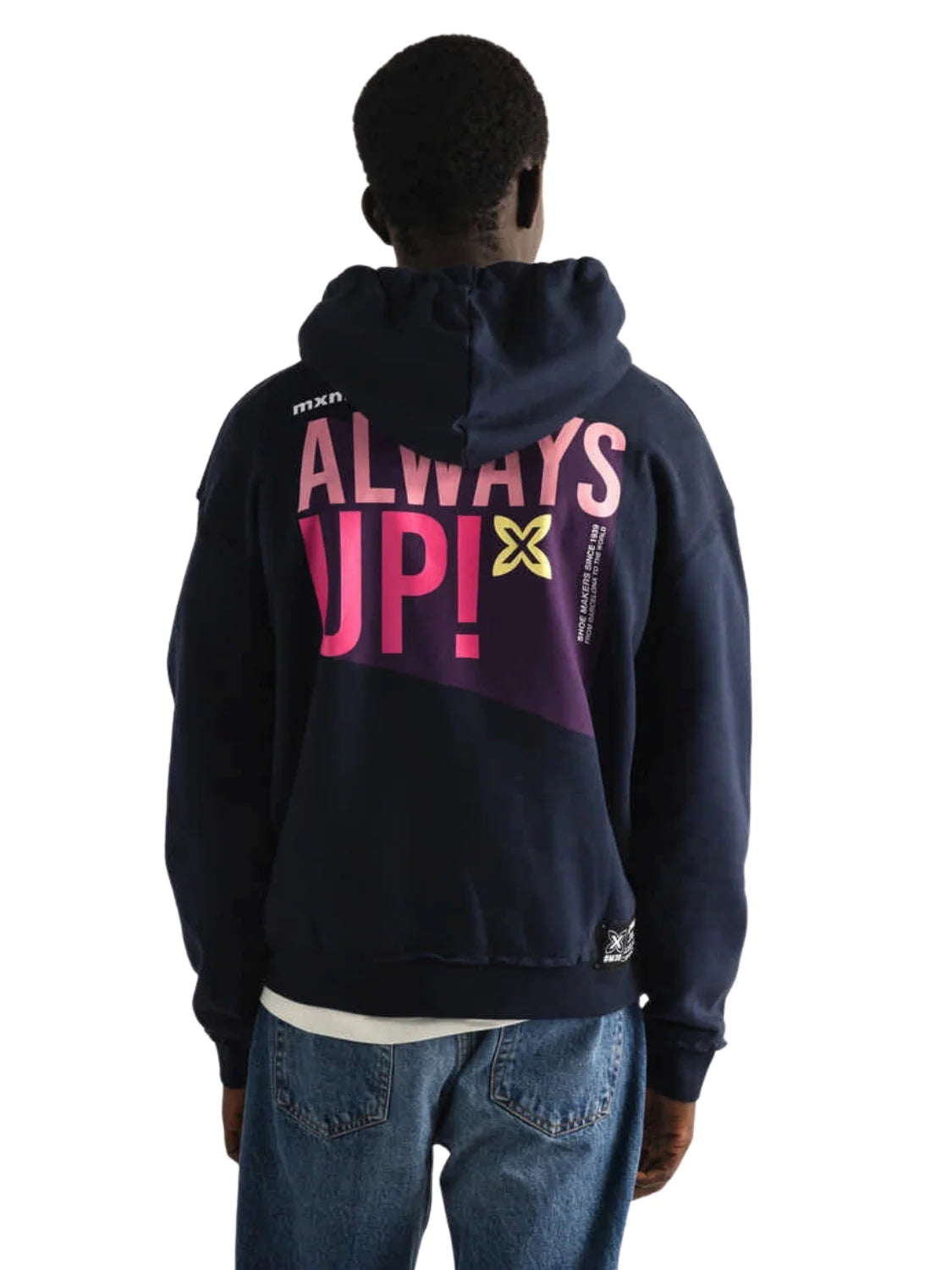 Sudadera Capucha Munich Up Azul Marino