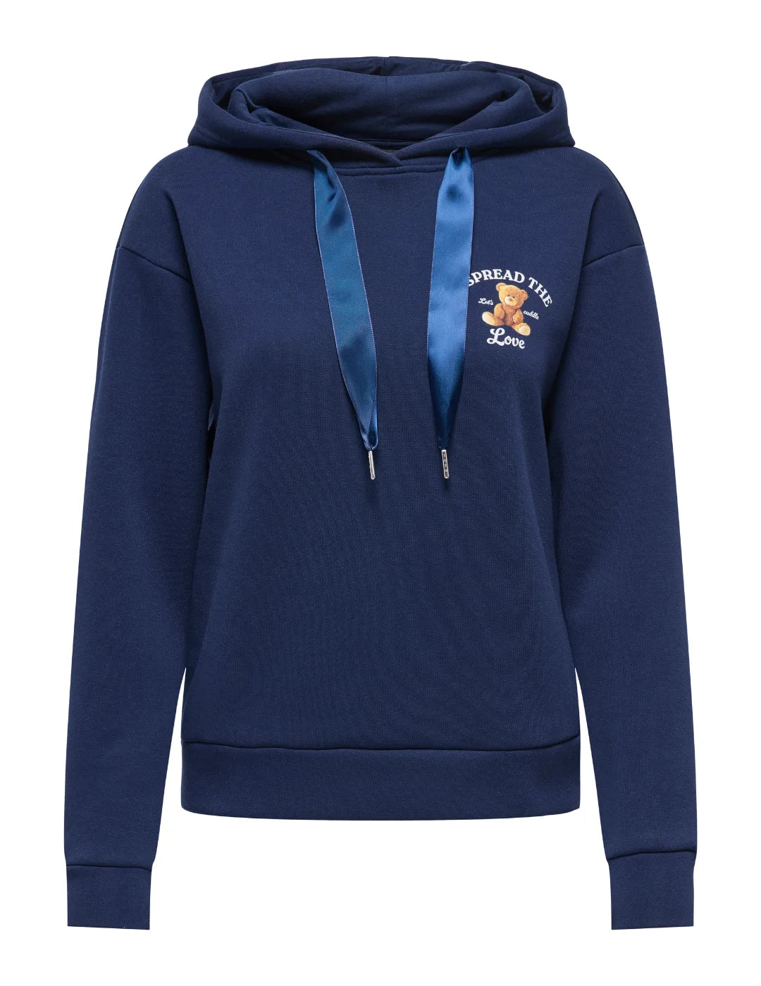 Sudadera Oso ONLY Ricky Azul Marino | Bicos de Fío