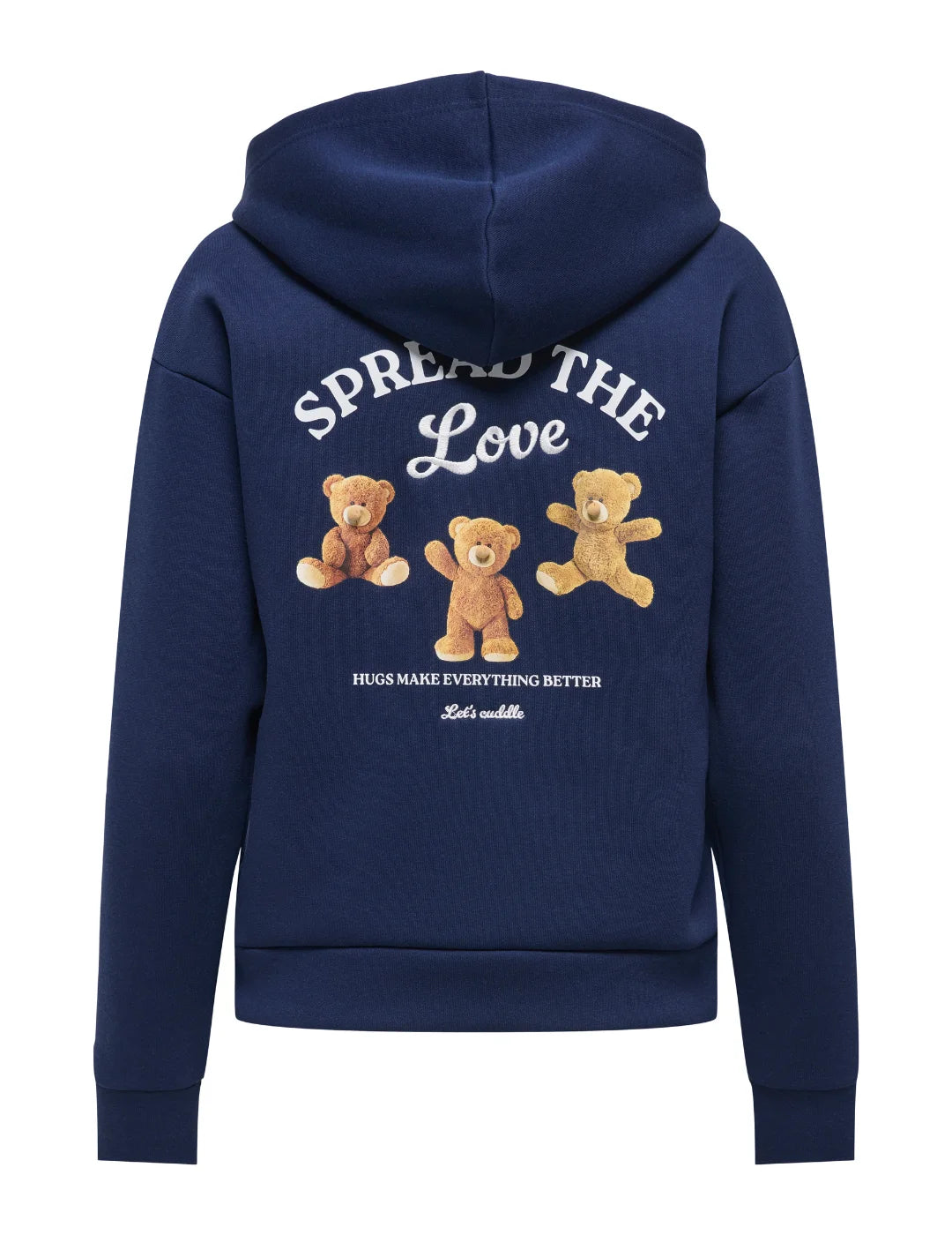 Sudadera Oso ONLY Ricky Azul Marino | Bicos de Fío