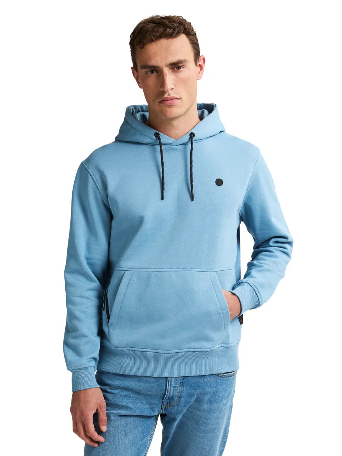 Sudadera Capucha Petrol Industries SWH312 Azul Pale | Bicos de Fío