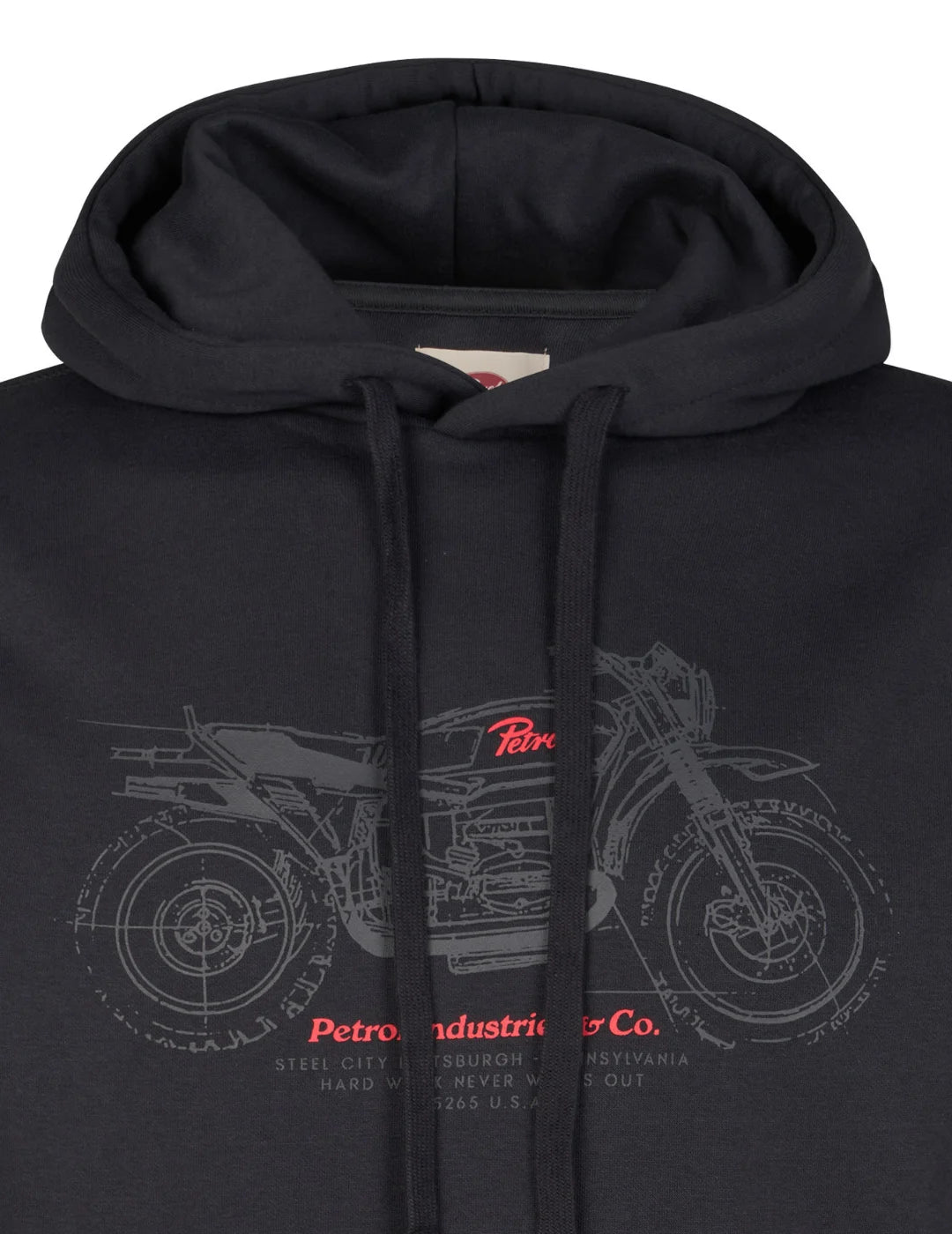 Sudadera Petrol Industries SWH145 Negro | Bicos de Fío