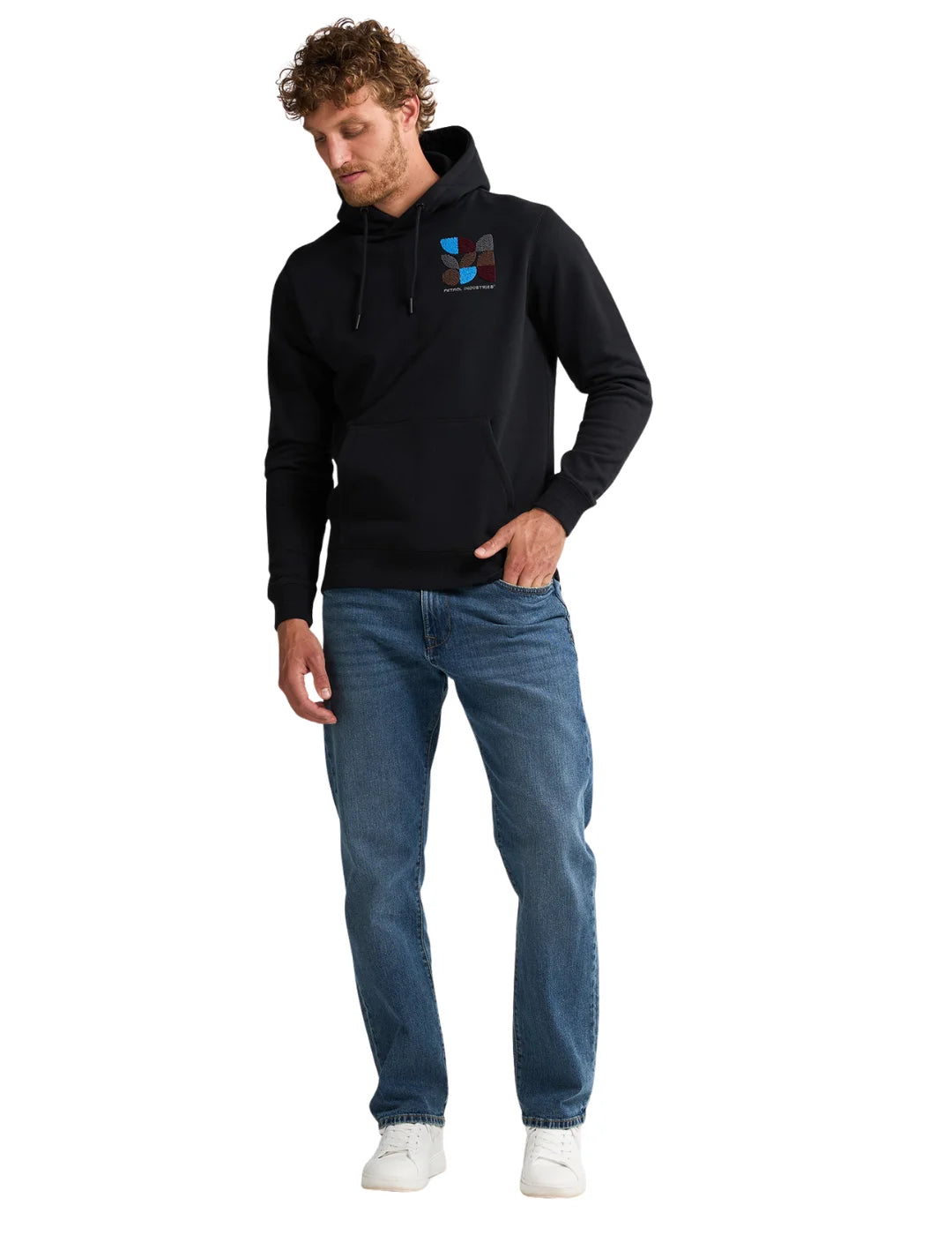 Sudadera Petrol Industries Sparta Negro | Bicos de Fío