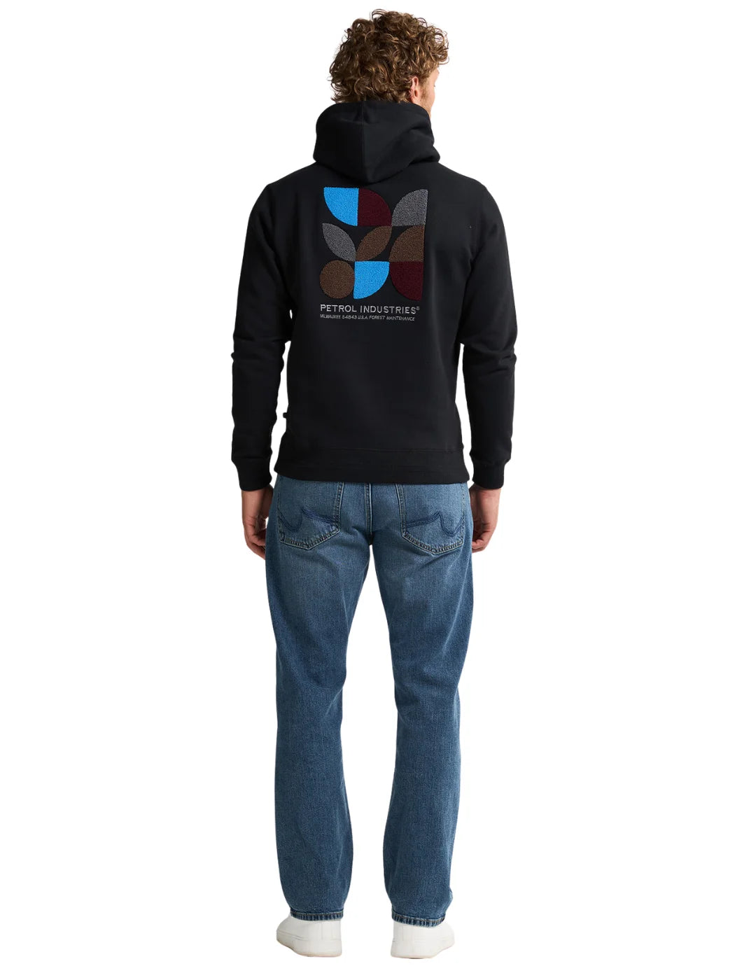 Sudadera Petrol Industries Sparta Negro | Bicos de Fío