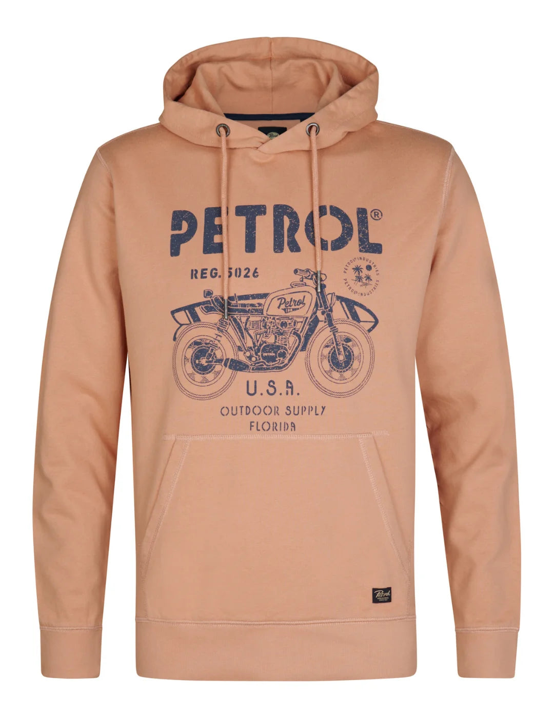Sudadera Petrol Industries Print Moto Teja | Bicos de Fío