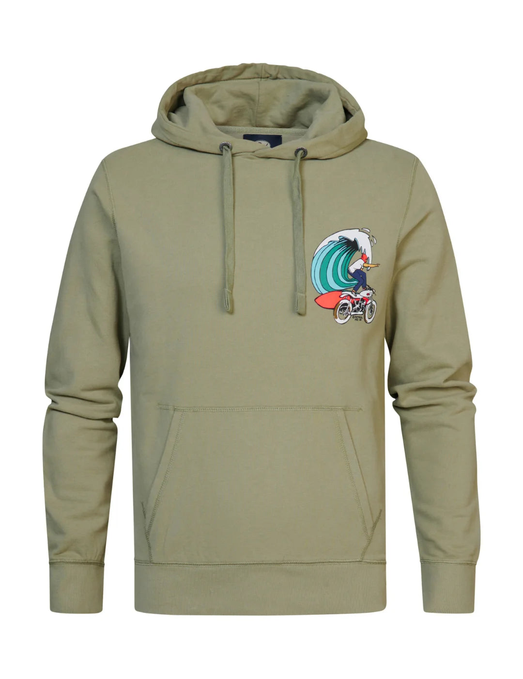 Sudadera Petrol Industries Tropical Verde | Bicos de Fío