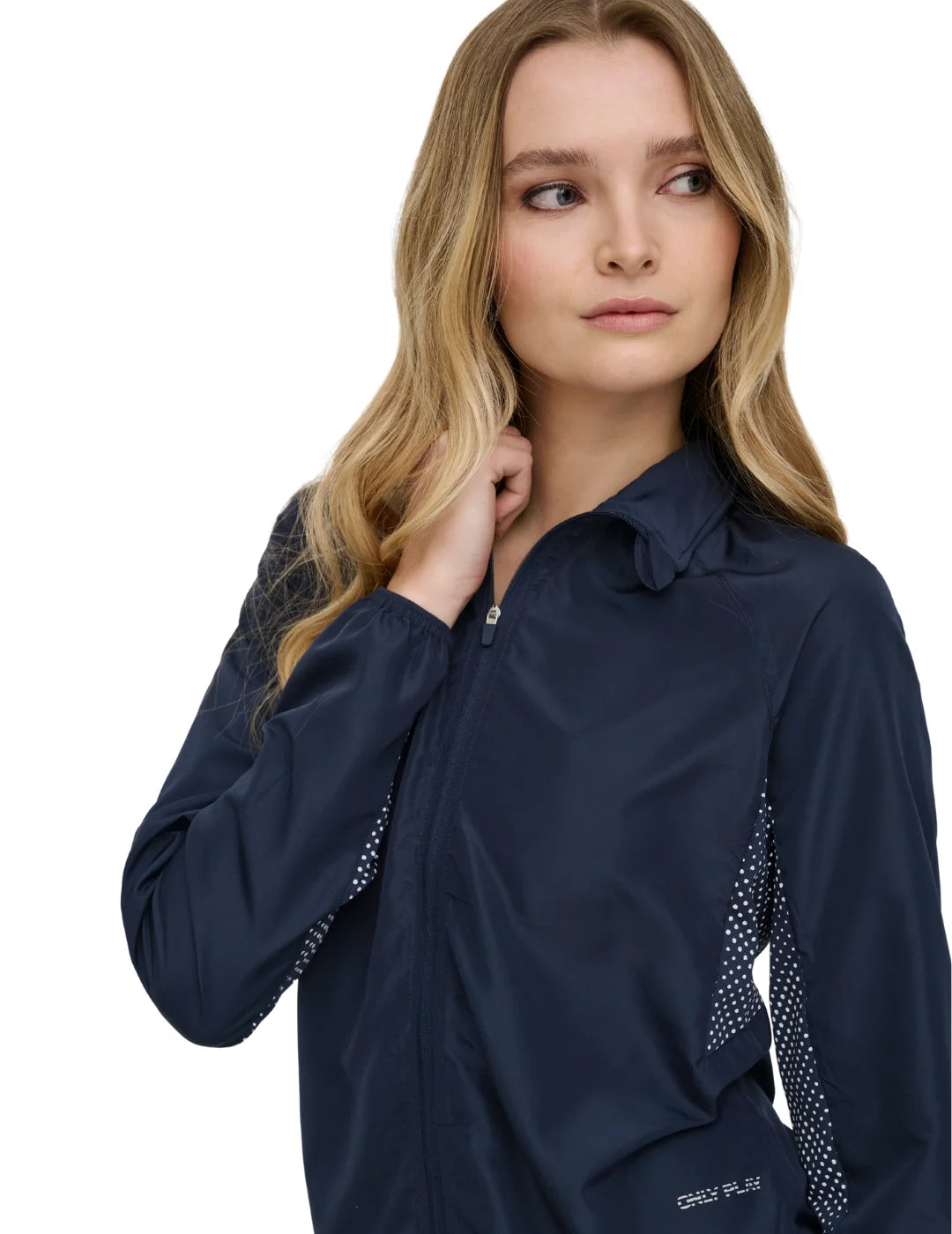 Chaqueta Deportiva ONLY PLAY Alice Azul Marino | Bicos de Fío