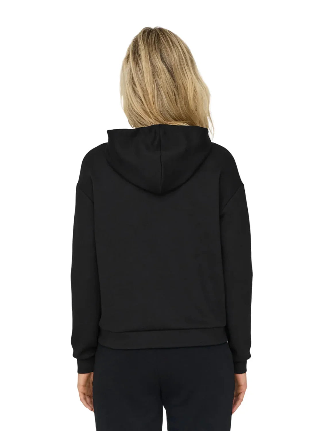 Sudadera Capucha ONLY PLAY Lounge Zip Negro | Bicos de Fío