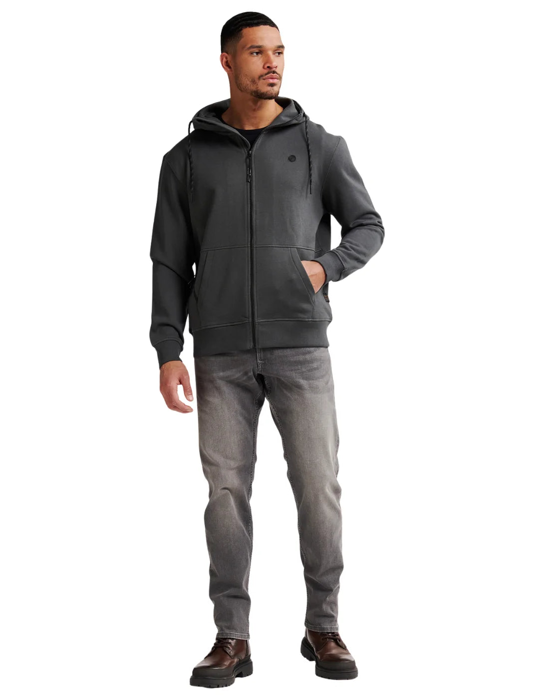 Sudadera Petrol Industries Rockford Gris | Bicos de Fío