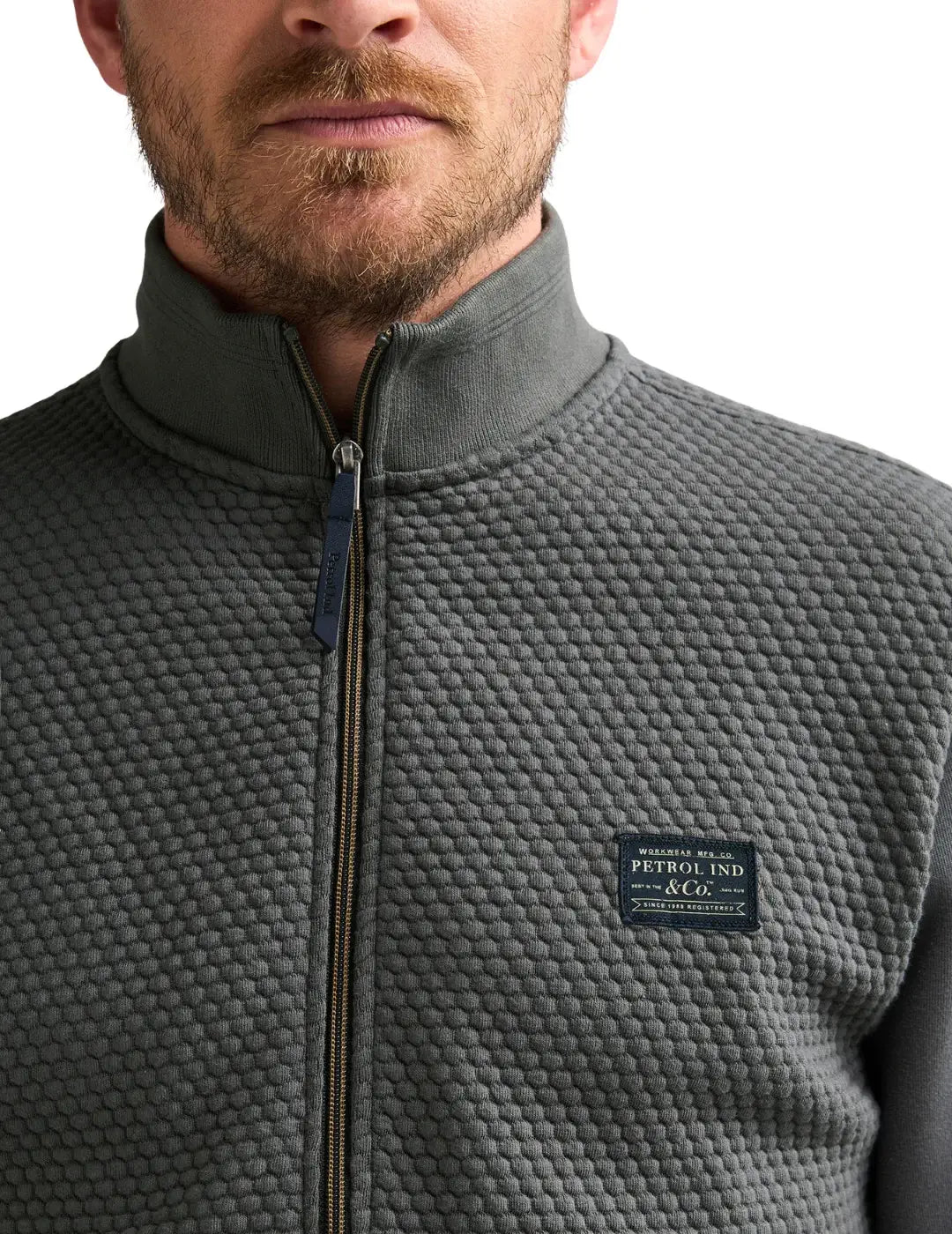 Sudadera Petrol Industries Ironcrest Steel Green | Bicos de Fío