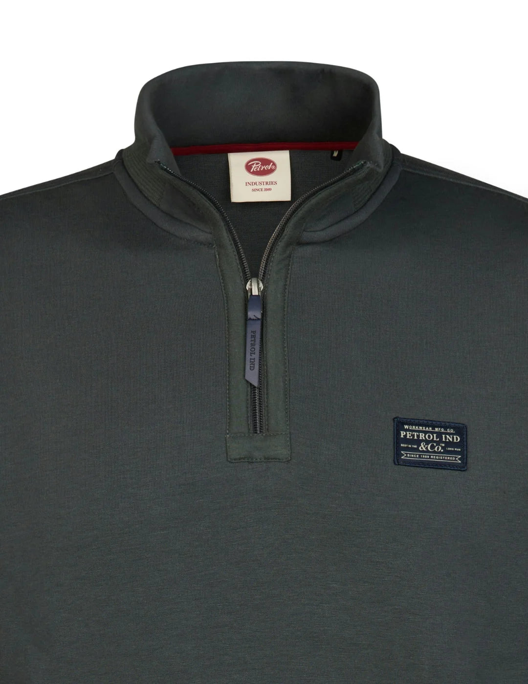 Sudadera Petrol Industries SWC 318 Steel Green | Bicos de Fío
