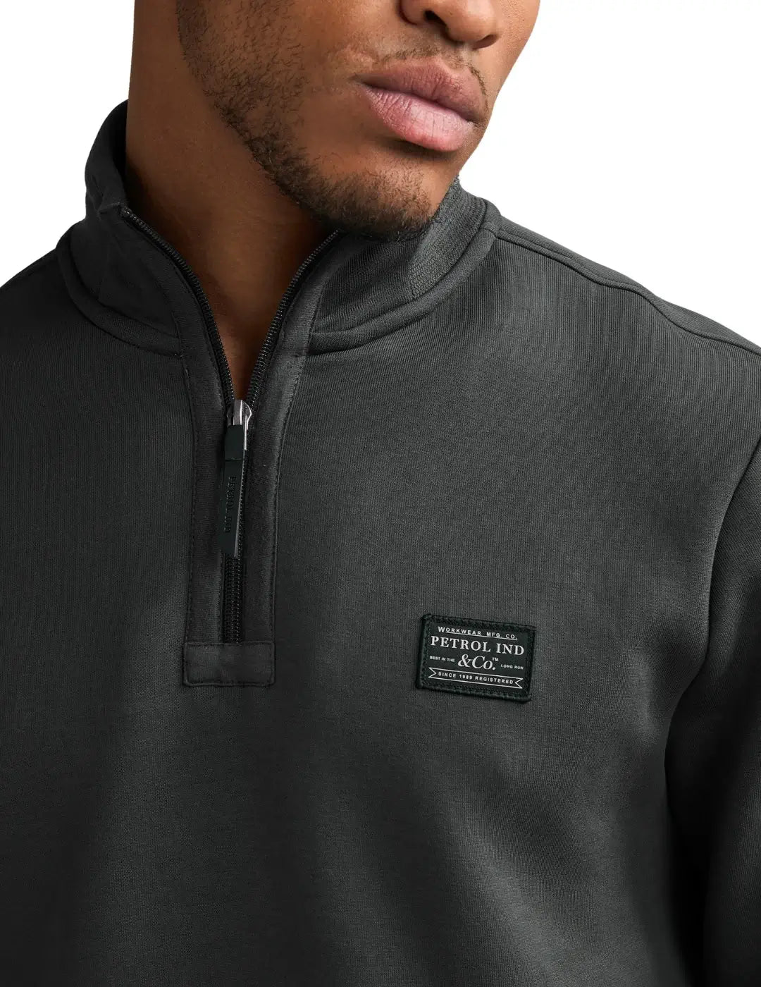 Sudadera Petrol Industries SWC 318 Steel Green | Bicos de Fío
