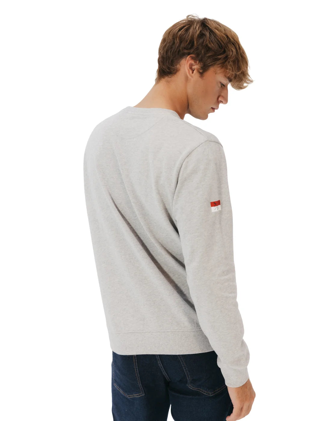 Sudadera El Pulpo Bordado Heritage Gris | Bicos de Fío