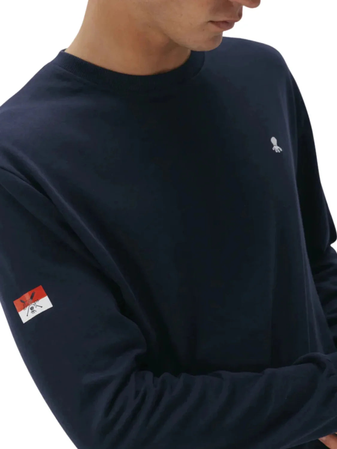 Sudadera elPulpo Bordado Heritage Azul Marino | Bicos de Fío