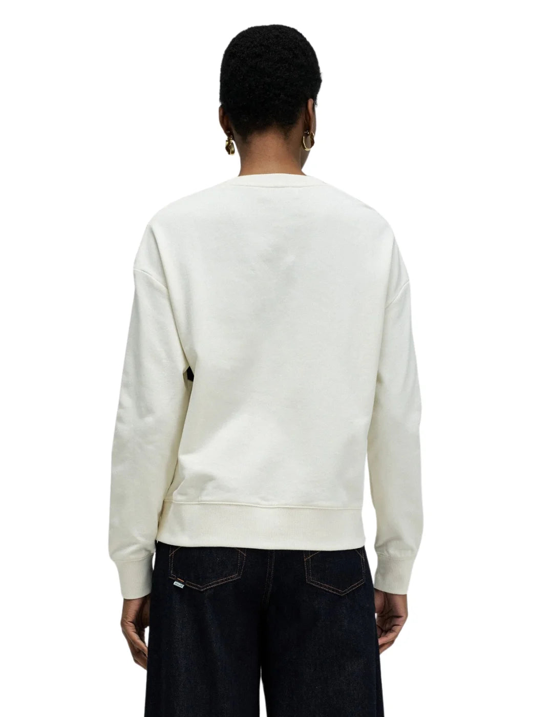 Sudadera Branding Franja Salsa Jeans Crudo | Bicos de Fío