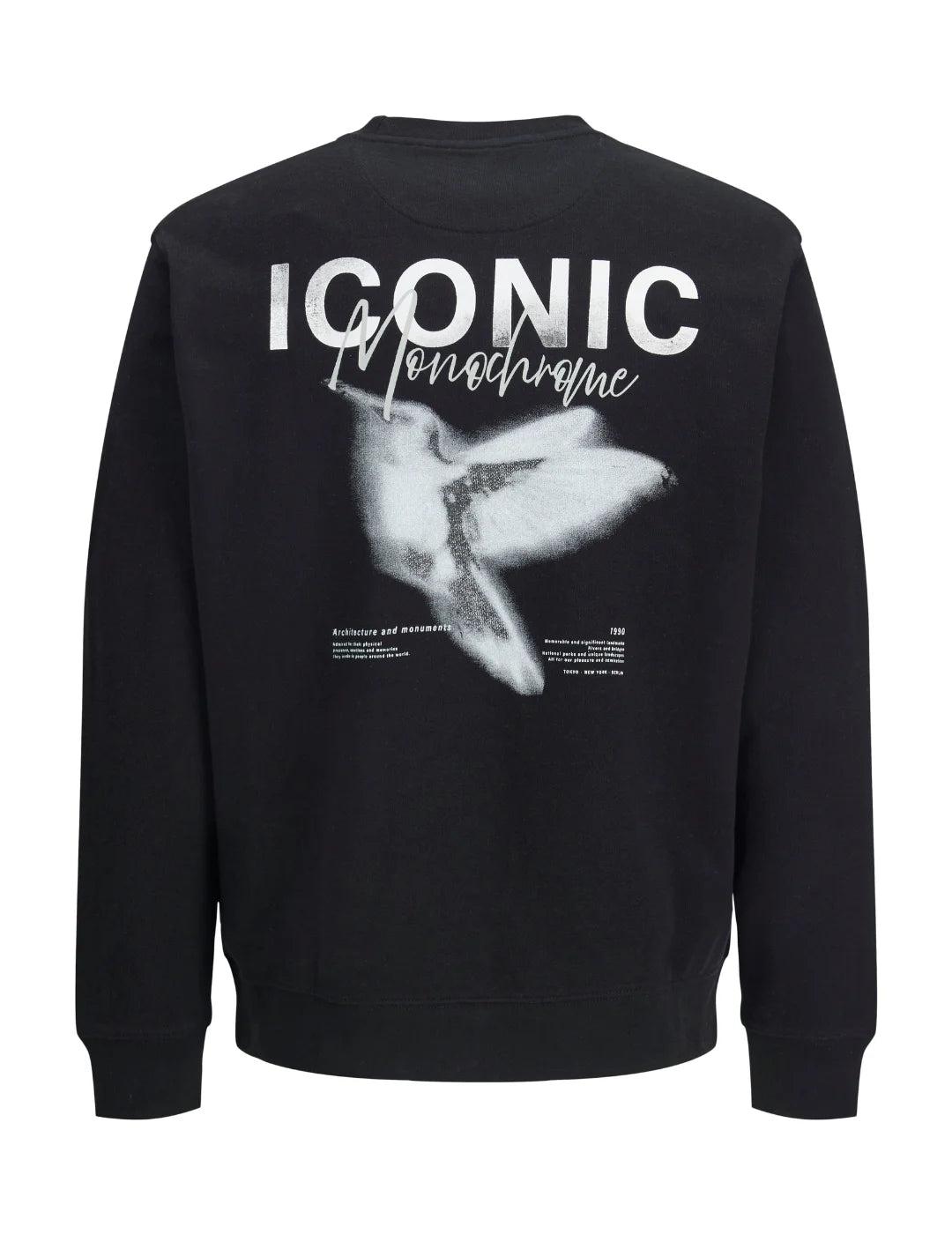 Sudadera Jack&Jones Charge Negro | Bicos de Fío