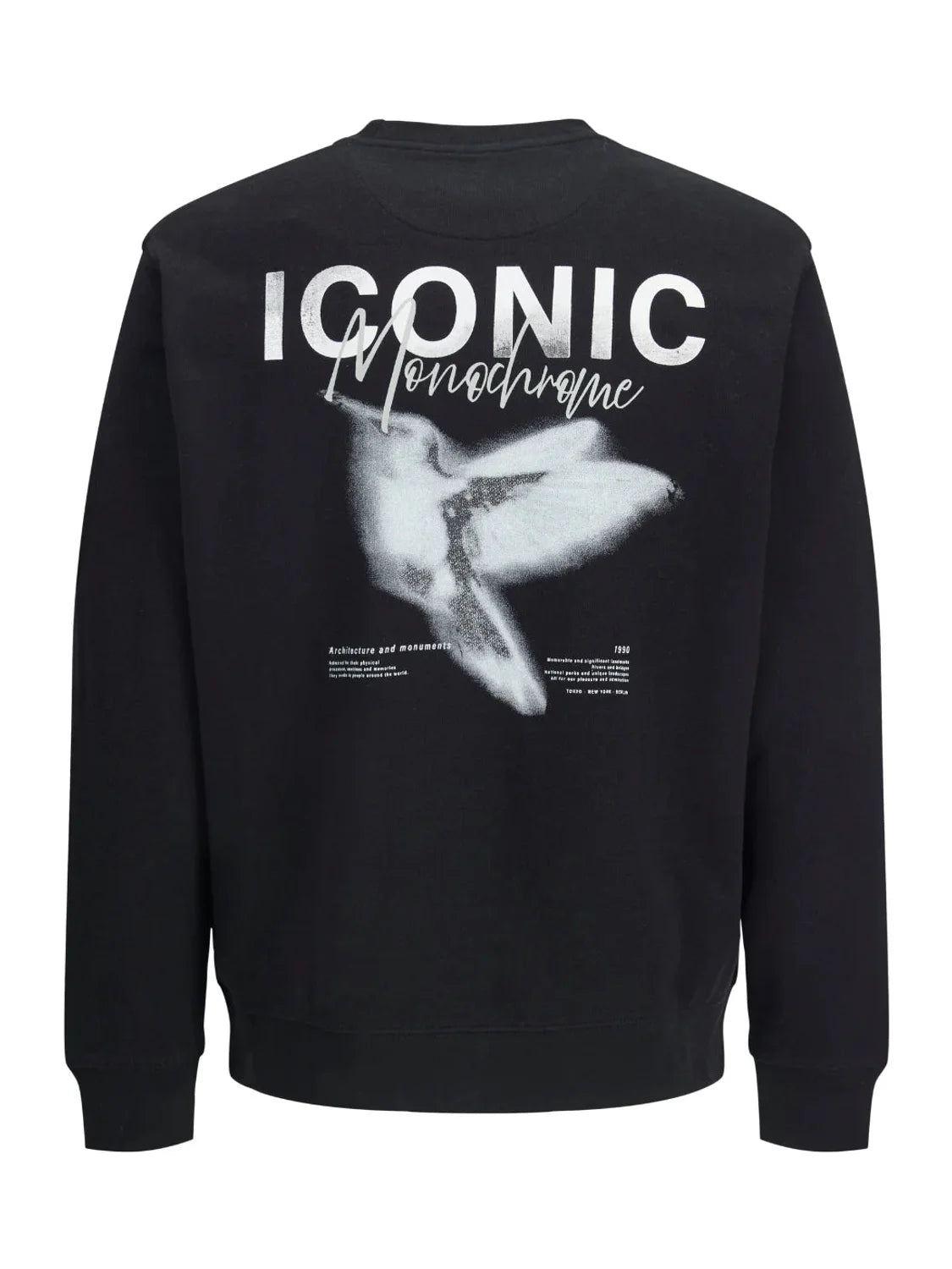 Sudadera Jack&Jones Charge Negro | Bicos de Fío