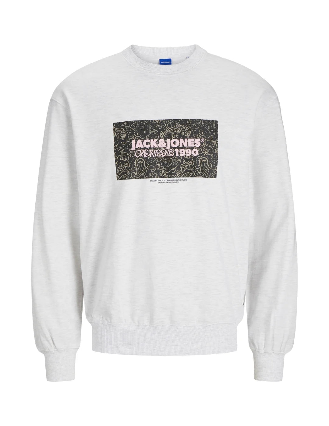 Sudadera Jack&Jones Bushwick Blanco | Bicos de Fío