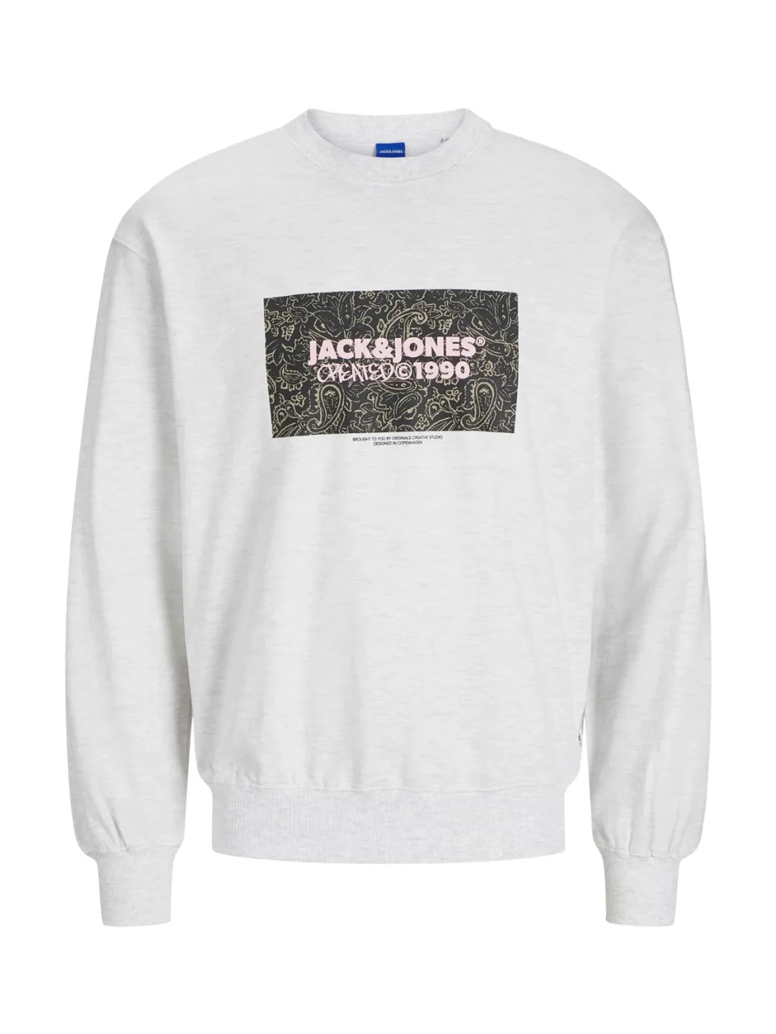 Sudadera Jack&Jones Bushwick Blanco | Bicos de Fío