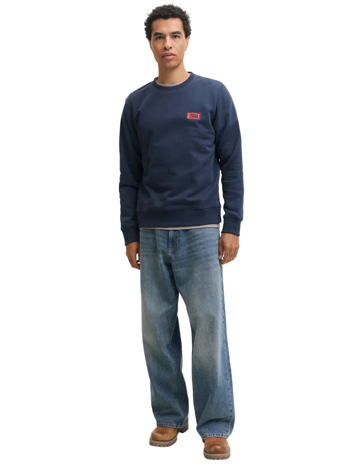 Sudadera Jack&Jones Rush Azul Marino | Bicos de Fío