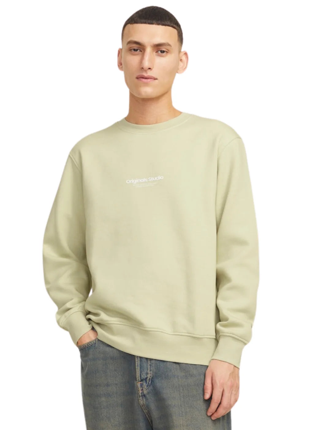 Sudadera Jack&Jones Vesterbro Azul Celadon Tint | Bicos de Fío